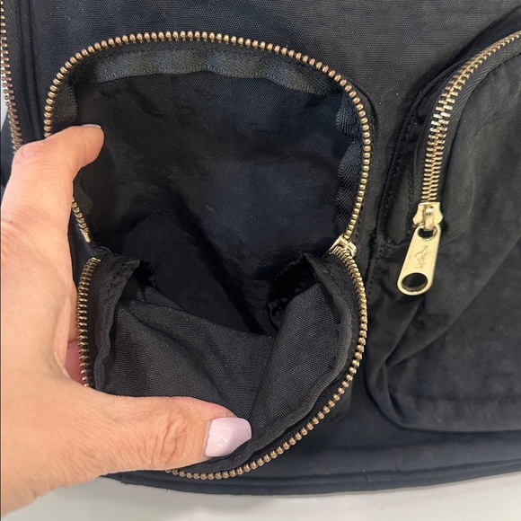 Kipling Black Backpack with Gold Accents - Picture 7 of 13